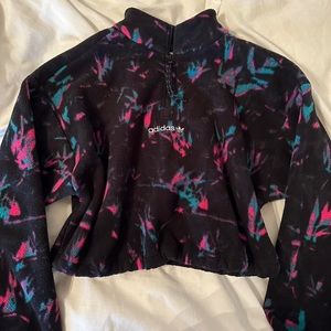 Vintage 80’s adidas cropped pull over